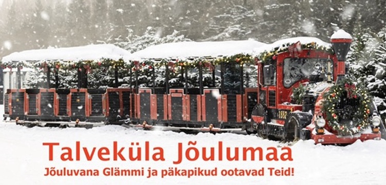 Jõulurong lumisel teel
