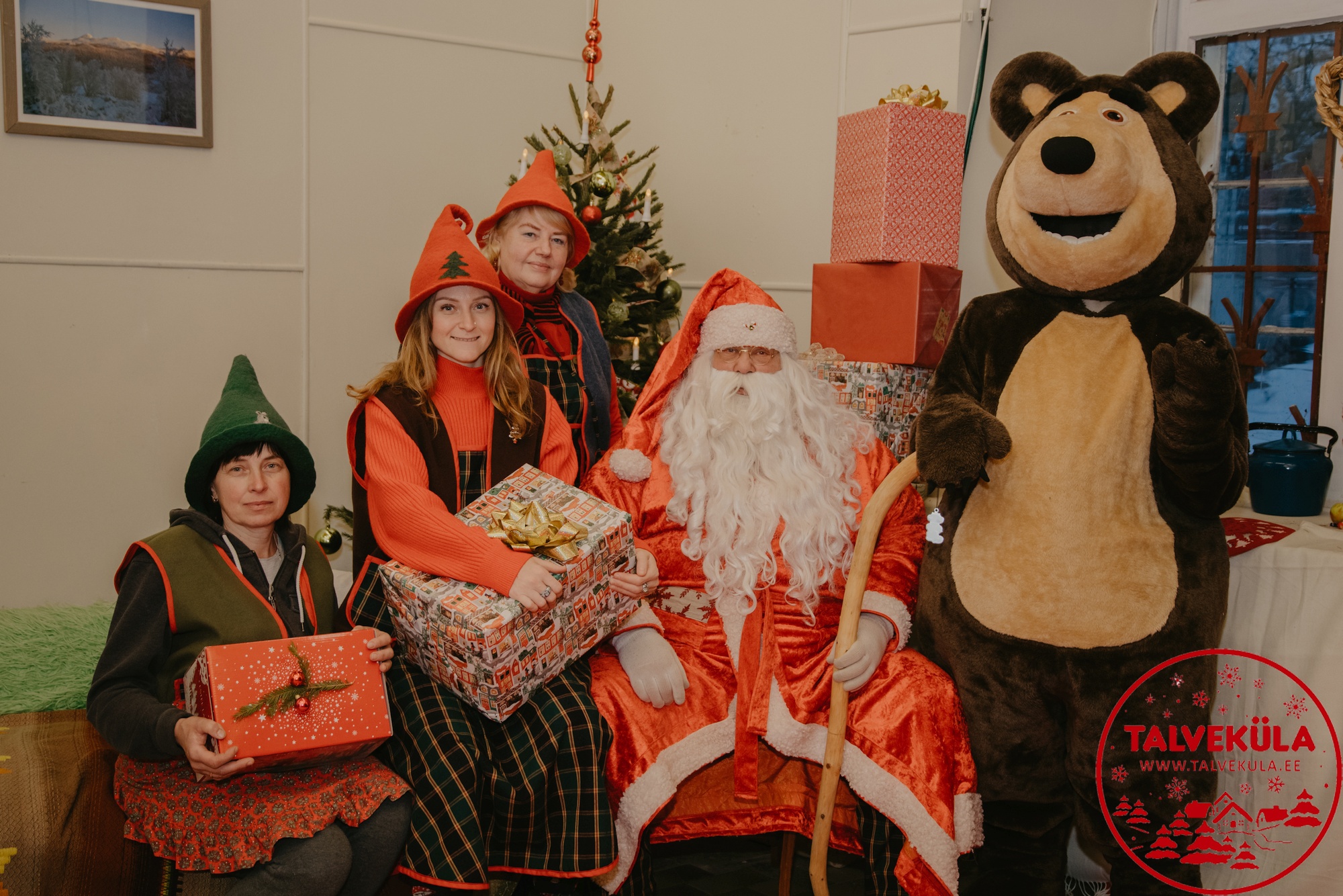 В Эстонии открылась для посетителей рождественская деревня